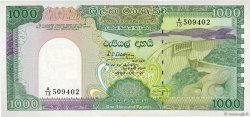 1000 Rupees SRI LANKA  1989 P.101b UNC-