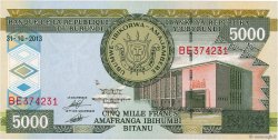 5000 Francs BURUNDI  2013 P.48c ST