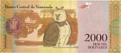 2000 Bolivares VENEZUELA  2016 P.096a FDC