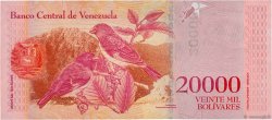 20000 Bolivares VENEZUELA  2016 P.099a FDC