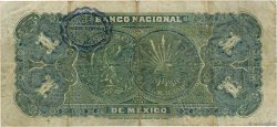 1 Peso MEXICO  1913 PS.0255b MB
