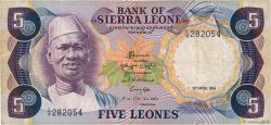 5 Leones SIERRA LEONE  1984 P.07e