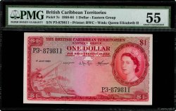 1 Dollar CARAÏBES  1960 P.07c pr.SPL