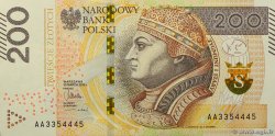 200 Zlotych POLOGNE 2015 P.189a NEUF