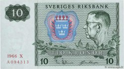 10 Kronor SUÈDE 1966 P.52b NEUF