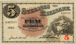 5 Kronor SUÈDE  1952 P.33ai TB+