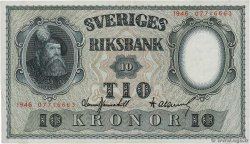 10 Kronor SUÈDE  1946 P.40g SUP
