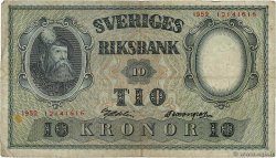 10 Kronor SWEDEN  1952 P.40m