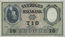 10 Kronor SWEDEN  1962 P.43i VF