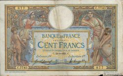 100 Francs LUC OLIVIER MERSON sans LOM FRANCE  1921 F.23.14 TB