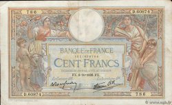 100 Francs LUC OLIVIER MERSON type modifié FRANCE  1938 F.25.30