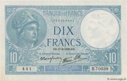 10 Francs MINERVE modifié FRANCE  1939 F.07.05 UNC-