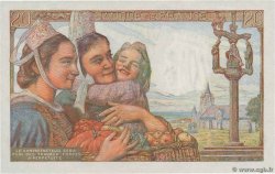 20 Francs PÊCHEUR FRANCE 1949 F.13.15 UNC-