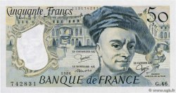 50 Francs QUENTIN DE LA TOUR FRANCE  1986 F.67.12
