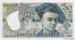 50 Francs QUENTIN DE LA TOUR FRANCE  1990 F.67.16