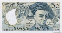 50 Francs QUENTIN DE LA TOUR FRANCE  1991 F.67.17