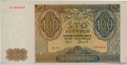 100 Zlotych POLAND  1941 P.103 XF+