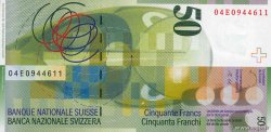 50 Francs SUISSE  2004 P.71b fST+