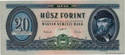 20 Forint HUNGARY  1957 P.169a UNC-