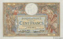 100 Francs LUC OLIVIER MERSON grands cartouches FRANCIA  1927 F.24.06