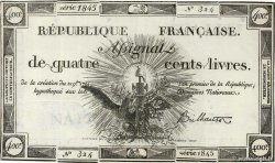 400 Livres FRANCE 1792 Laf.163