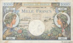 1000 Francs COMMERCE ET INDUSTRIE FRANCE  1940 F.39.01