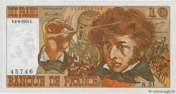 10 Francs BERLIOZ FRANCE  1974 F.63.05 XF
