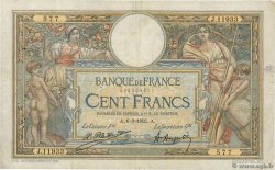 100 Francs LUC OLIVIER MERSON grands cartouches FRANCE  1925 F.24.03 F-