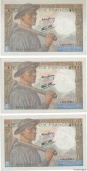 10 Francs MINEUR Consécutifs FRANCE  1944 F.08.11