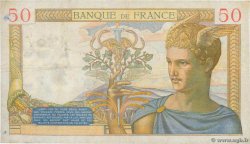 50 Francs CÉRÈS modifié FRANCE 1938 F.18.14 TB+