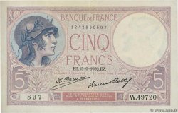 5 Francs FEMME CASQUÉE FRANCE  1932 F.03.16