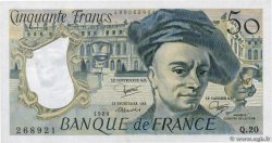 50 Francs QUENTIN DE LA TOUR FRANCE  1980 F.67.06