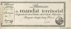 25 Francs avec série FRANCIA  1796 Ass.59b q.FDC