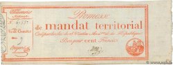 100 Francs avec série FRANKREICH  1796 Ass.60b