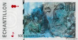 500 Francs CURIE Échantillon FRANCE regionalism and miscellaneous  1990 