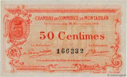 50 Centimes FRANCE Regionalismus und verschiedenen Montauban 1914 JP.083.01