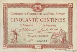 50 Centimes FRANCE Regionalismus und verschiedenen Niort 1916 JP.093.06