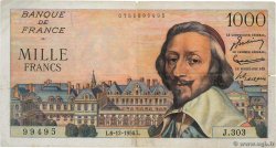 1000 Francs RICHELIEU FRANKREICH  1956 F.42.24