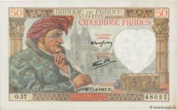 50 Francs JACQUES CŒUR FRANCE  1941 F.19.08