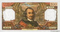 100 Francs CORNEILLE FRANKREICH  1970 F.65.33