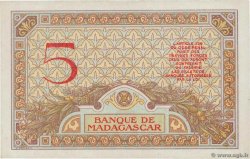 5 Francs MADAGASCAR  1937 P.035 BB
