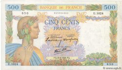 500 Francs LA PAIX FRANCIA  1940 F.32.06