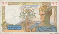 50 Francs CÉRÈS modifié FRANCE  1940 F.18.42 F+