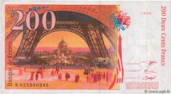 200 Francs EIFFEL FRANCE  1996 F.75.02 VF-