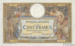 100 Francs LUC OLIVIER MERSON sans LOM FRANCIA  1912 F.23.04 BC+