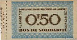50 Centimes BON DE SOLIDARITÉ FRANCE régionalisme et divers 1941 KL.01A SPL