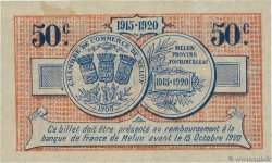 50 Centimes FRANCE régionalisme et divers Melun 1915 JP.080.01 SUP