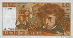 10 Francs BERLIOZ FRANCE 1974 F.63.04 TTB