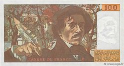 100 Francs DELACROIX modifié FRANCE 1978 F.69.01d SUP