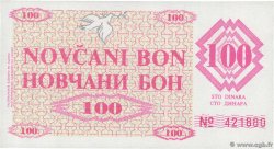 100 Dinara BOSNIA-HERZEGOVINA Fojnica 1992 P.006b